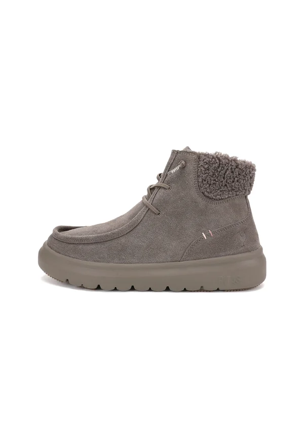 BERNA - Platform ankle boots - grey