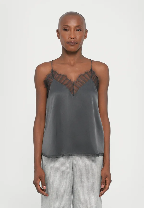 BERWYN - Top - charcoal