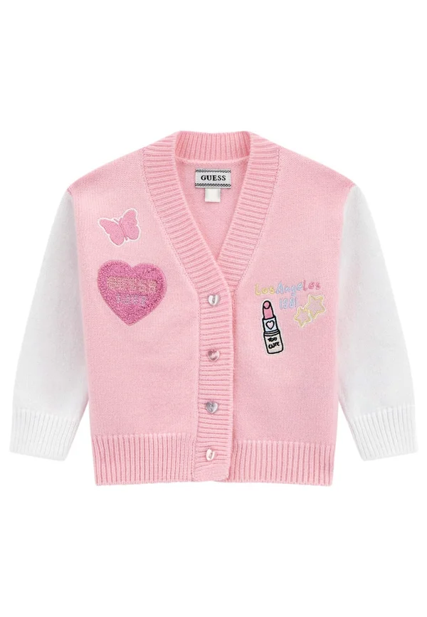 BESTICKTER  - Cardigan - puderrosa