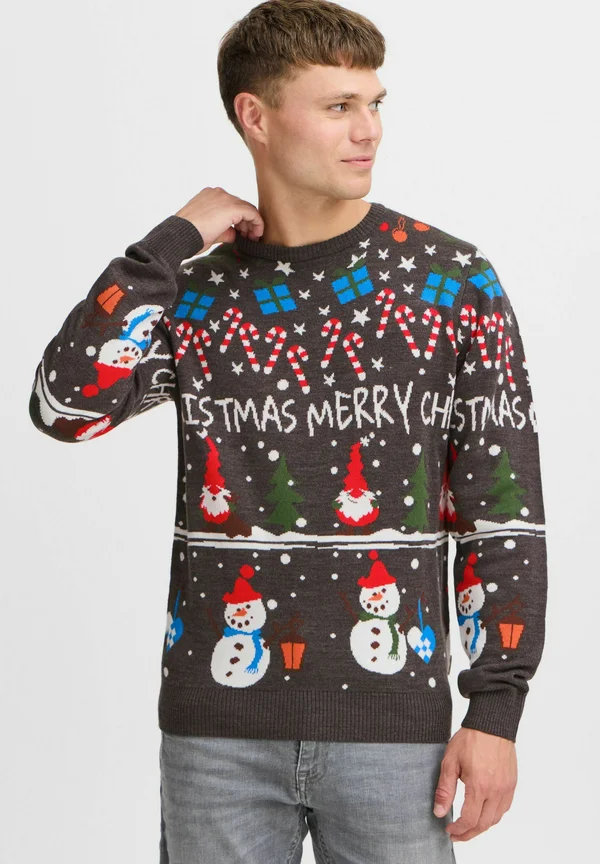 BHCHRISTIAN - Jumper - charcoal mix