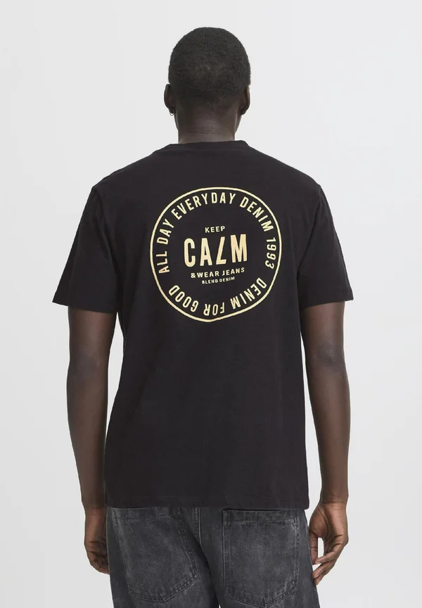 BHJOEL - Print T-shirt - black