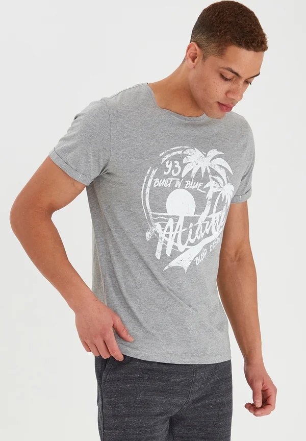 BHPERRY - Print T-shirt - stone