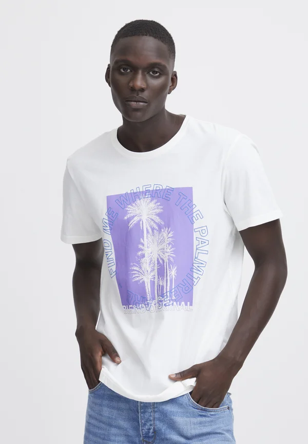 BHTEE - Print T-shirt - snow white