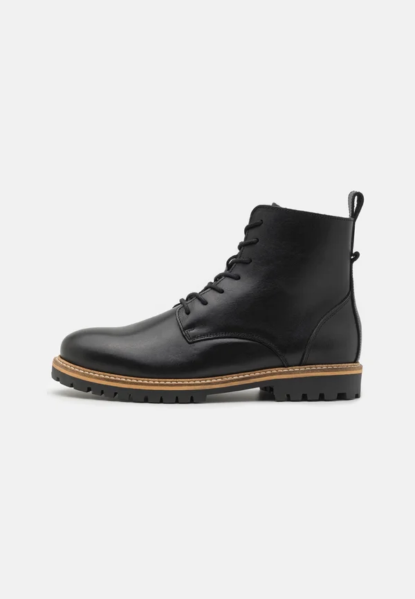 BIASIM LACED UP BOOT - Lace-up ankle boots - black