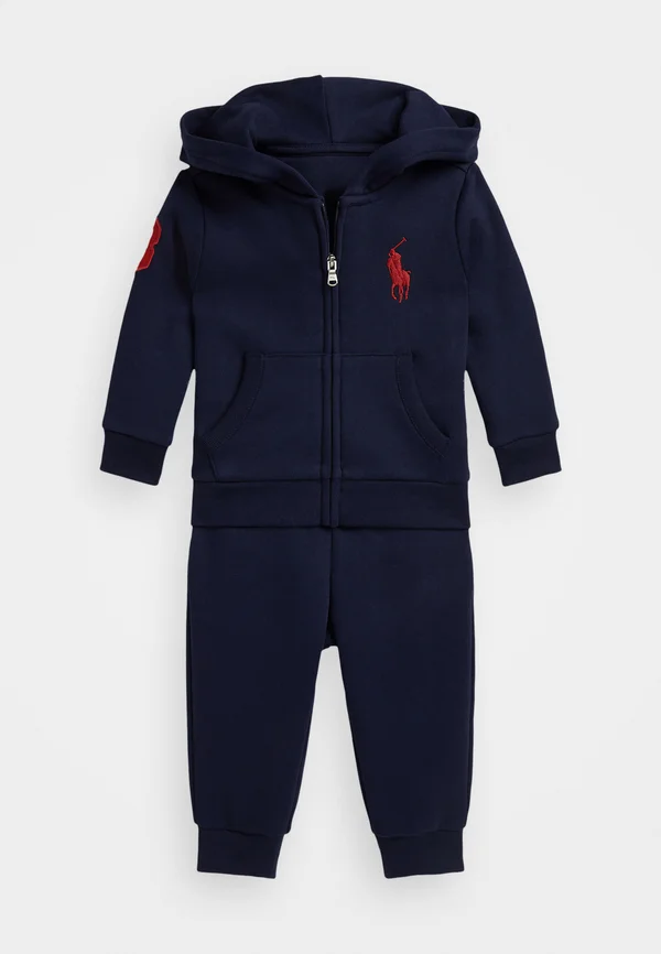 BIG PONY FLEECE HOODIE & JOGGER PANT SET - Tracksuit - refined navy