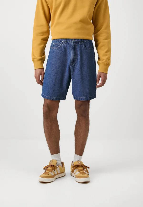 BIG UNISEX - Denim shorts - classic blue