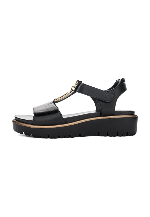 BILBAO - Platform sandals - black