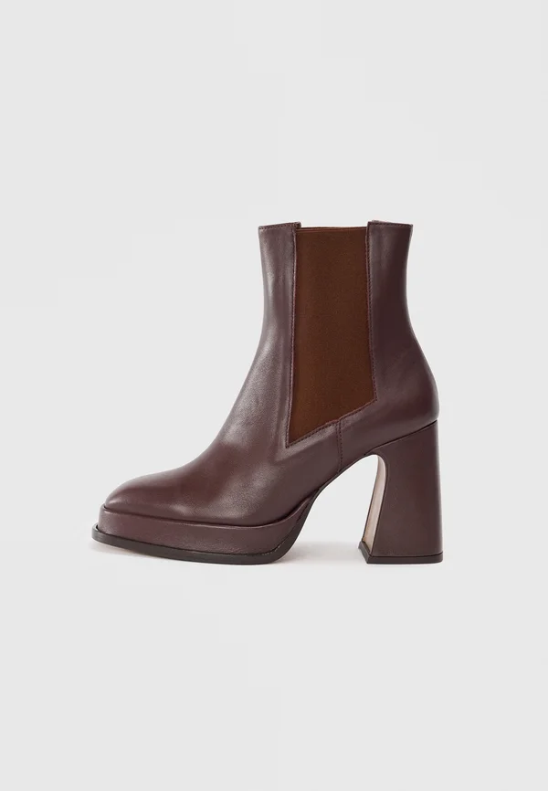 BIMBA - High heeled ankle boots - burdeos