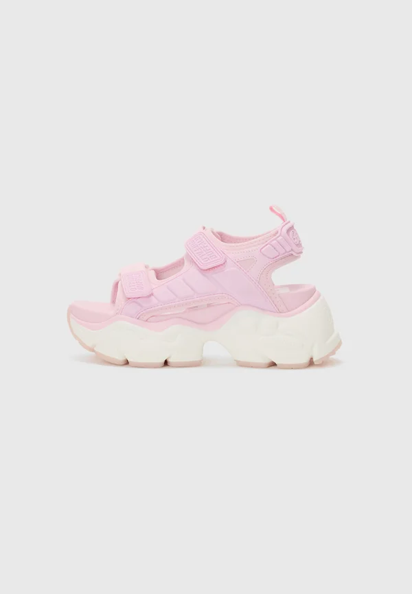 BINARY TRACK - Platform sandals - pink