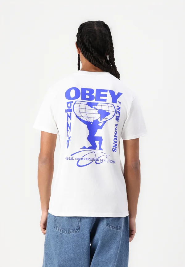 BIZZARE NEW VISIONS - Print T-shirt - white