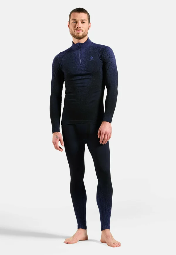 BL TURTLE NECK L/S HALF ZIP PERFORMANCE WARM COMB - Undershirt - skipper blue