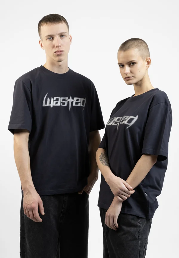 BLADE UNISEX - Print T-shirt - dark blue