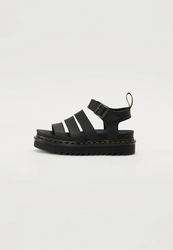 BLAIRE - Platform sandals - black athena