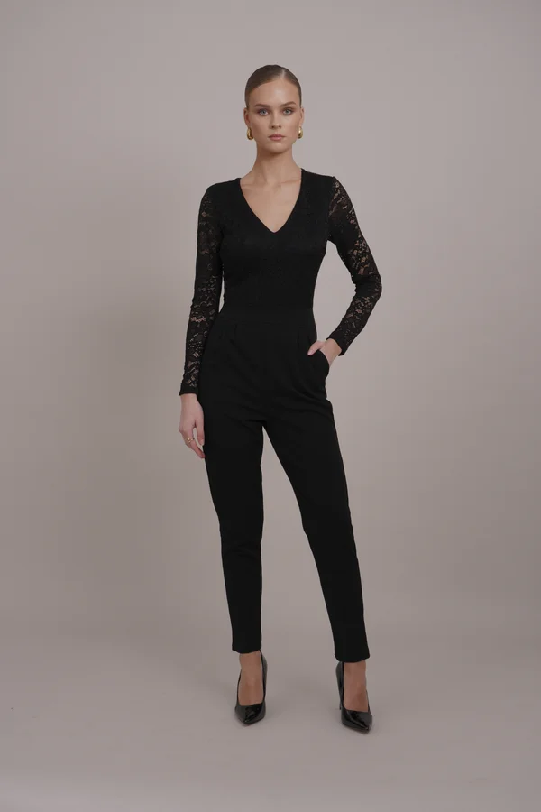 BLAKE LONG SLEEVE - Jumpsuit - black