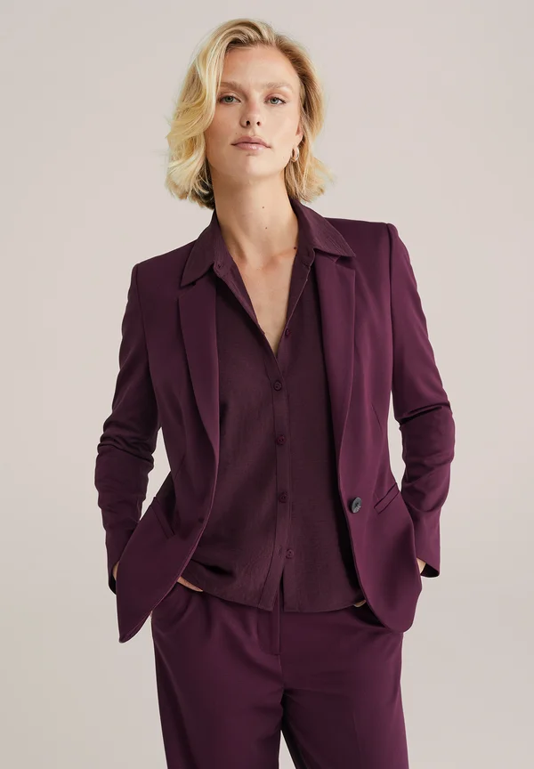 Blazer - aubergine