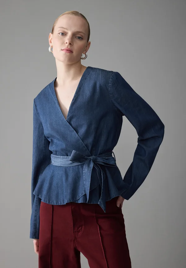 Blazer - dark blue denim