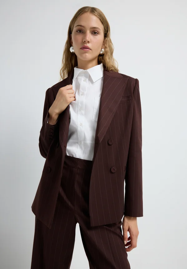 Blazer - dark mauve