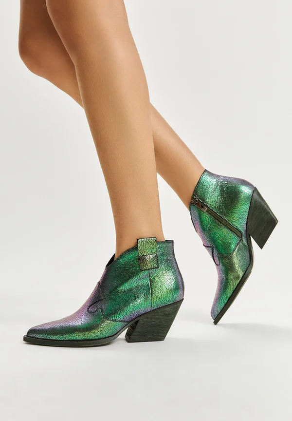 BLOCK - Ankle boots - green