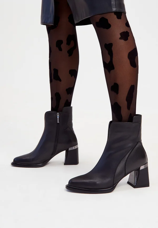 BLOCK HEEL  - Classic ankle boots - black