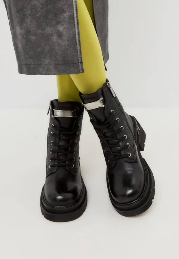 BLOCK HEEL  - Winter boots - black