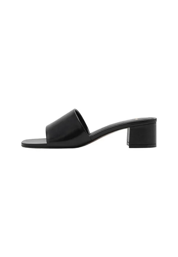 BLOCK - Heeled mules - black
