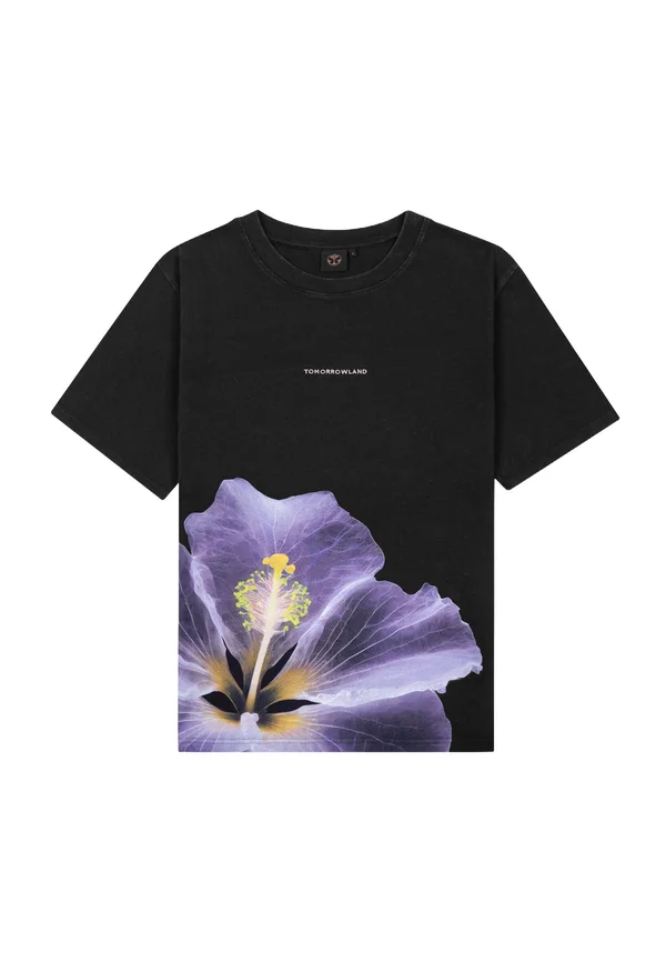 BLOOM  - Print T-shirt - black