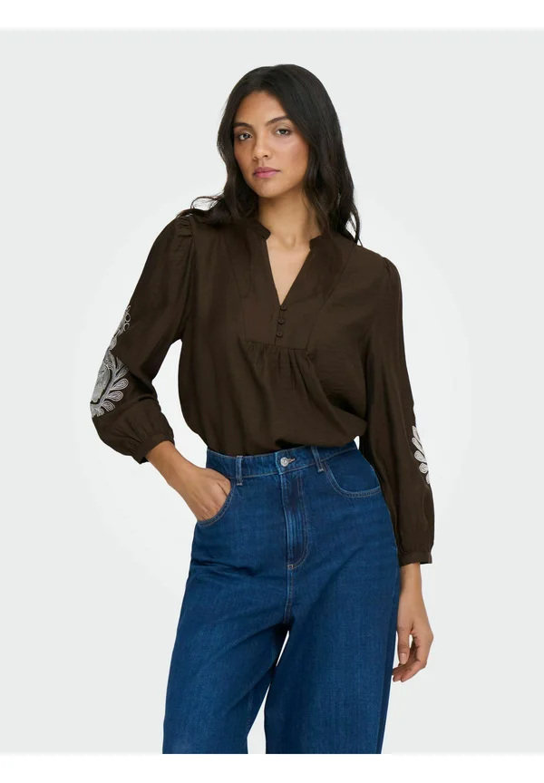 Blouse - coffee bean