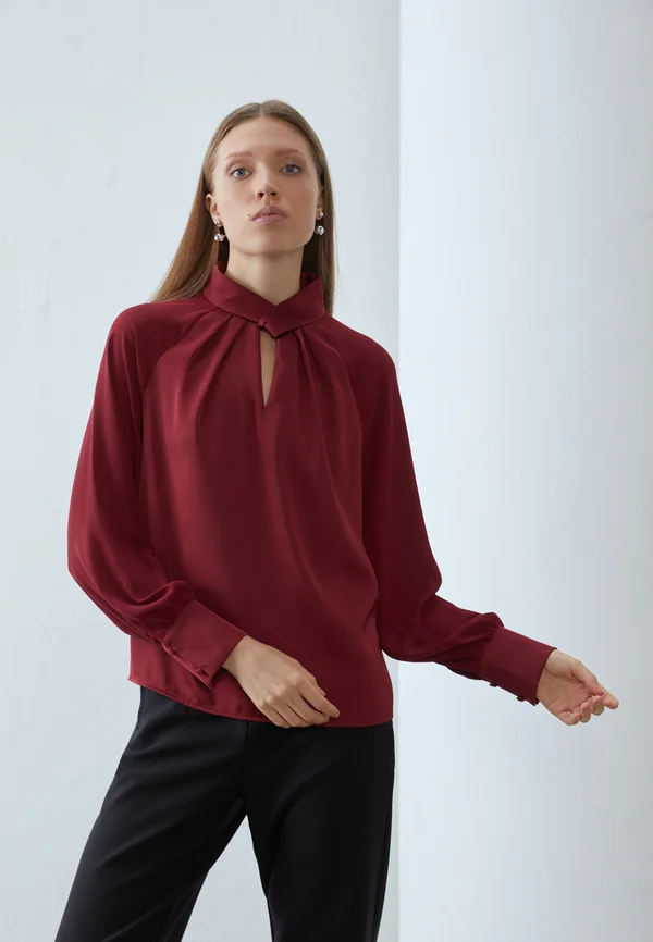 Blouse - dark red