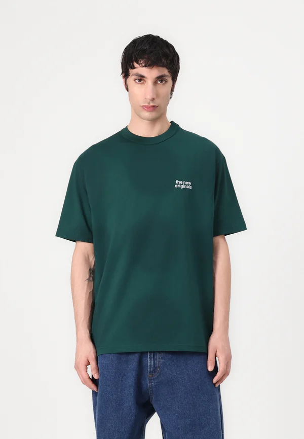 BLURRY DOTS TEE - Basic T-shirt - rain forest