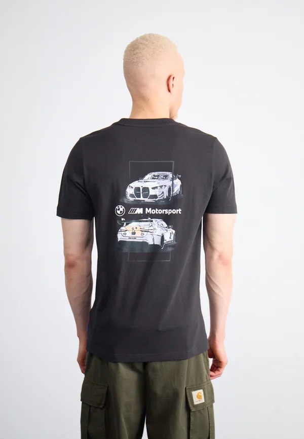 BMW MMS CAR GRAPHIC TEE - Print T-shirt -  black