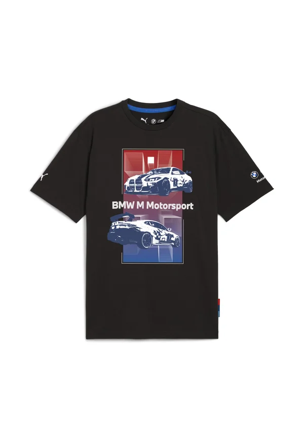BMW MOTORSPORT BLOCK - Print T-shirt - black