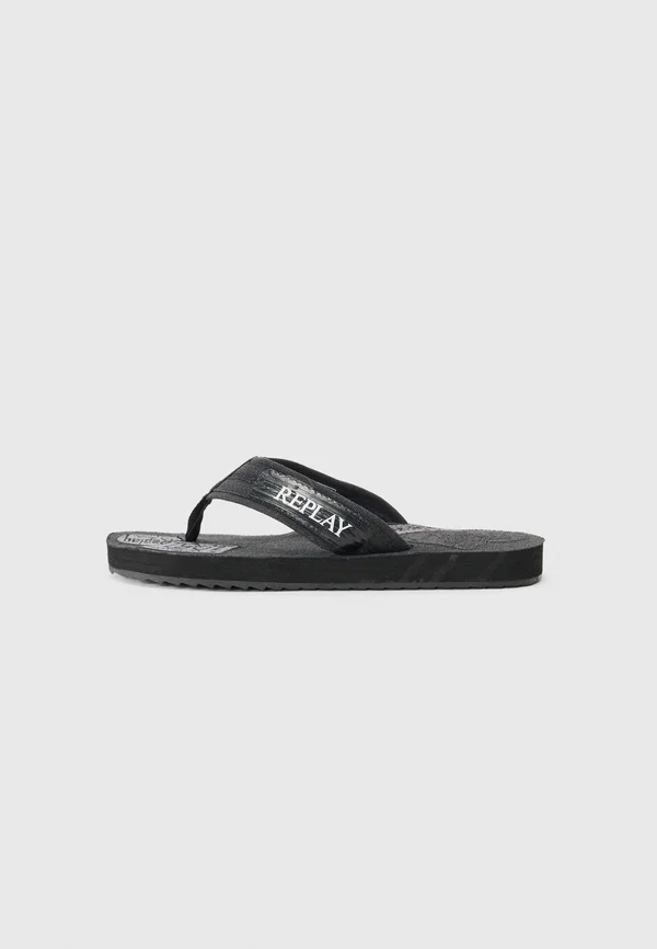 BOARD THONG - T-bar sandals - black