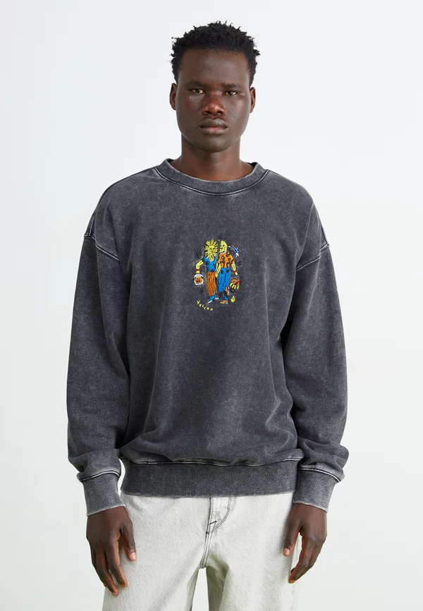 BOB MOLLEMA CREW - Sweatshirt - light acid black