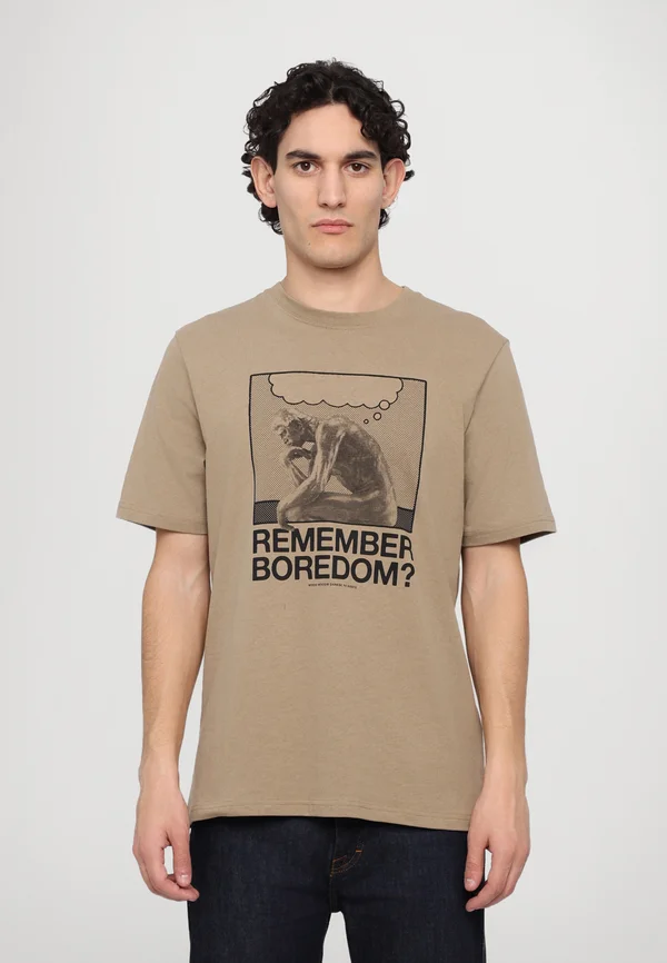 BOBBY PENSEUR - Print T-shirt - desert