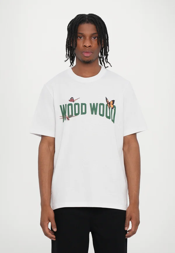 BOBBY - Print T-shirt - bright white