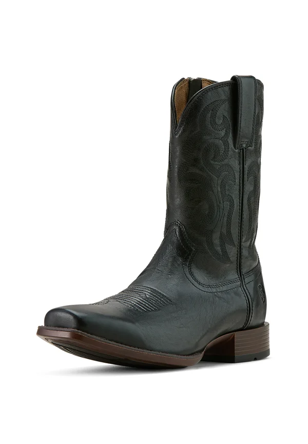 BODIE - Cowboy/biker ankle boot - iron black