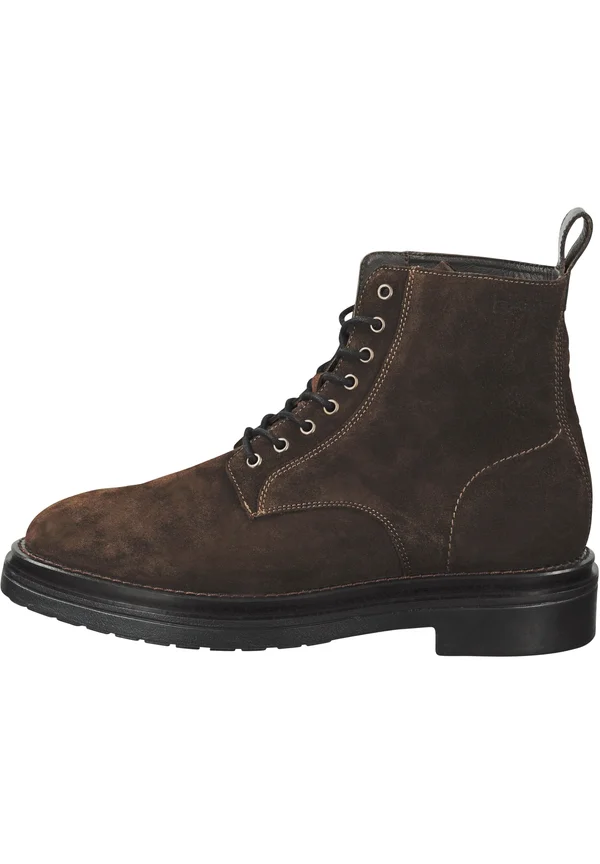 BOGGAR - Lace-up ankle boots - dark brown