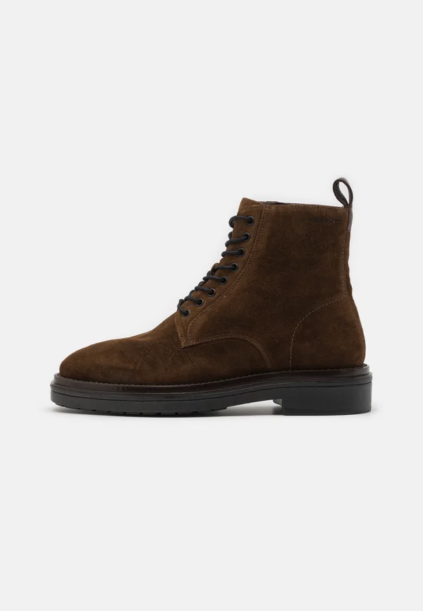 BOGGAR - Lace-up ankle boots - tobacco brown