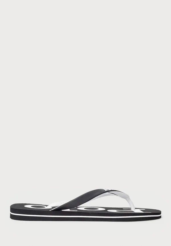BOLT LOGO UNISEX - Pool shoes - black/white