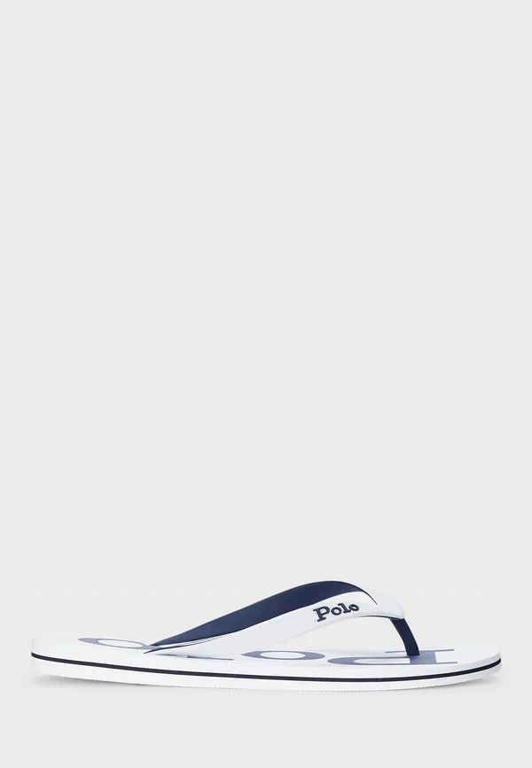 BOLT LOGO UNISEX - Pool shoes - white/newport navy
