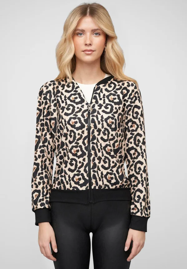 Bomber Jacket - black beige