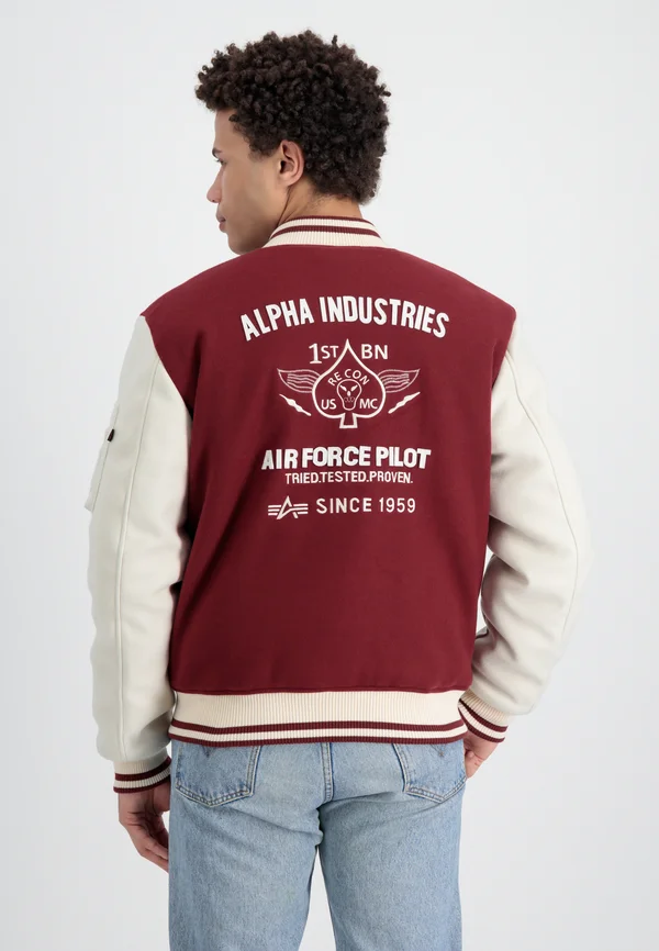 Bomber Jacket - burgundy
