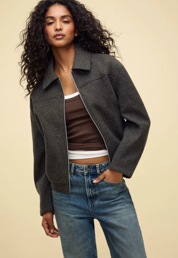 Bomber Jacket - dark grey