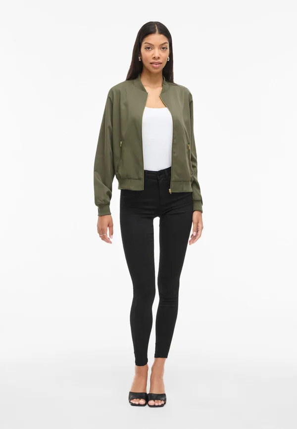 Bomber Jacket - four leaf clover