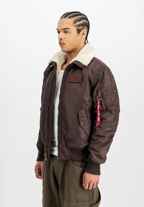 Bomber Jacket - hunter brown
