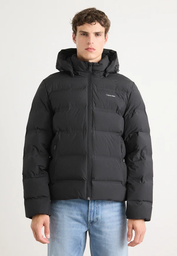 BONDED CHANNEL - Down jacket - black