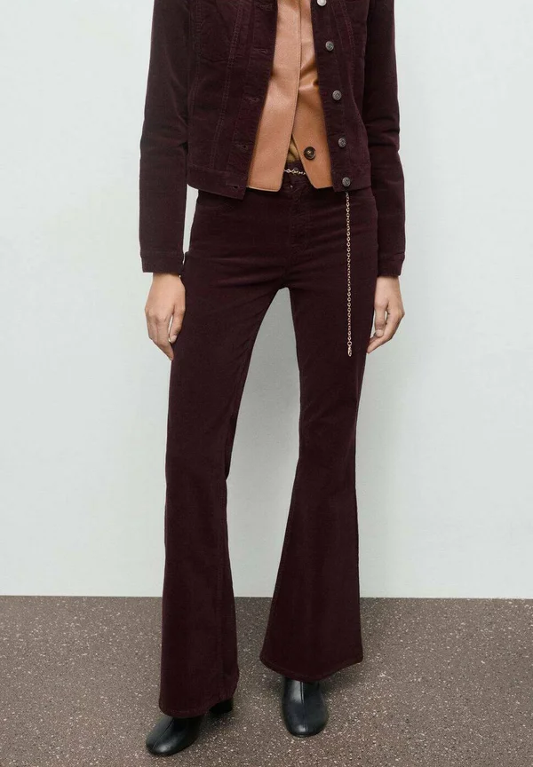 Bootcut jeans - wine