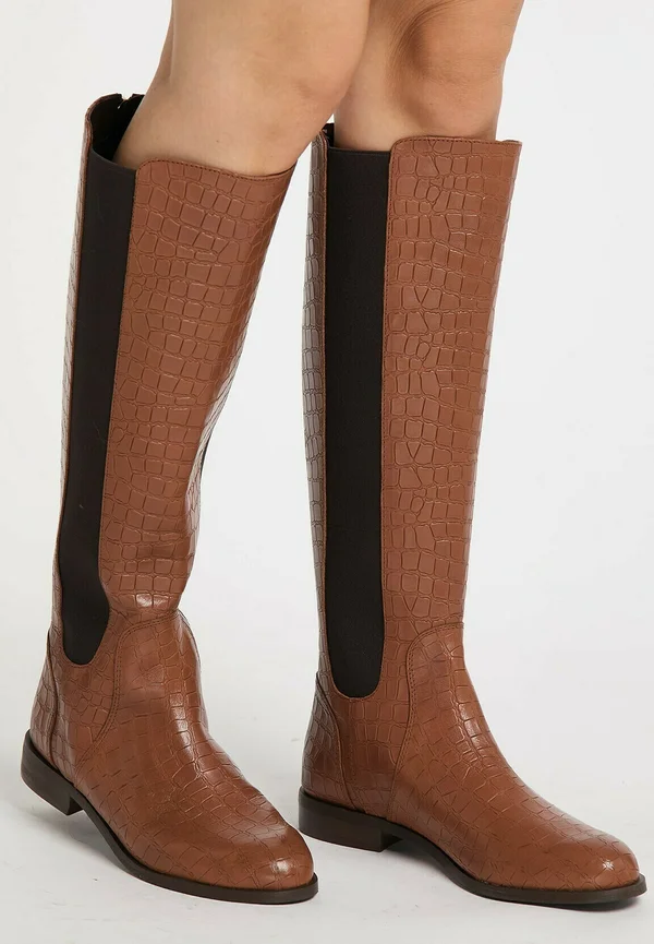 Boots - braun krokodil