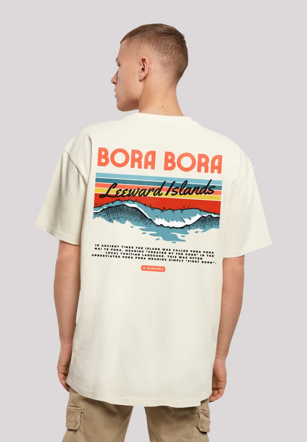 BORA BORA LEEWARDS ISLAND - Print T-shirt - sand