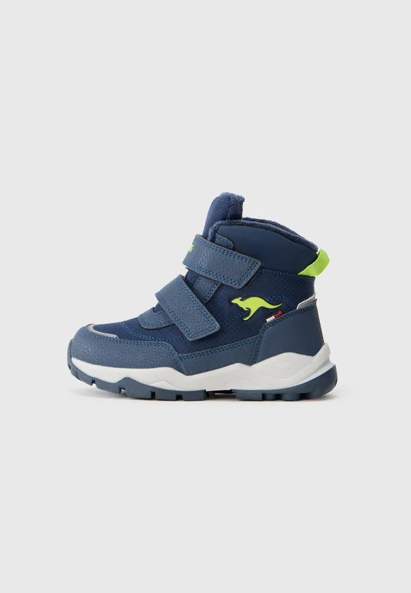 BOREALIS - Ankle boots - navy/lime